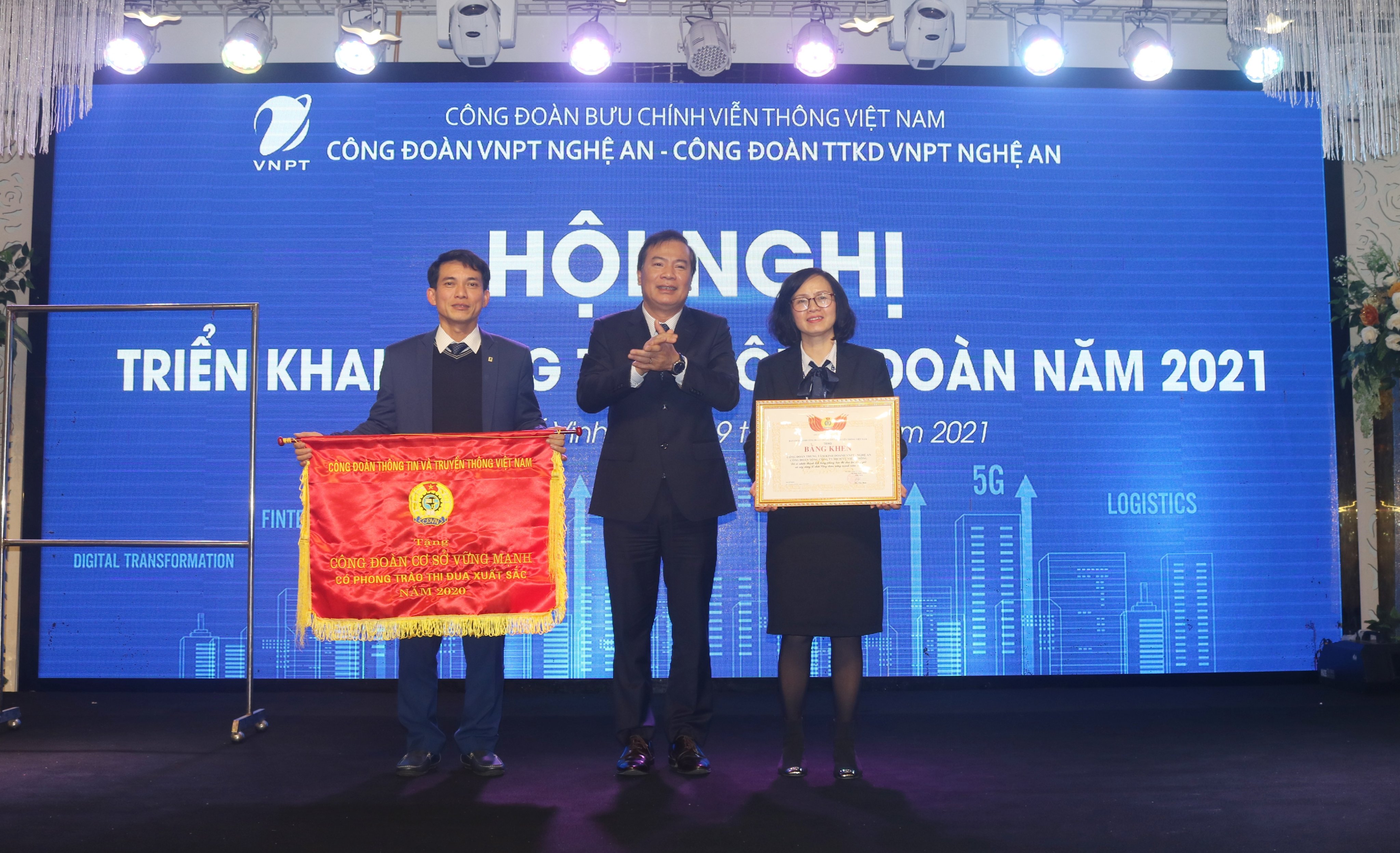 Công đoàn VNPT địa bàn Nghệ An tổ chức Hội nghị triển khai công tác năm 2021 Công đoàn VNPT địa bàn Nghệ An tổ chức Hội nghị triển khai công tác năm 2021